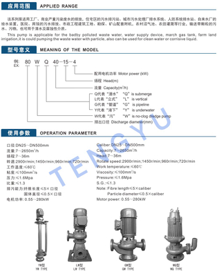 Sewage Treatment Sewage Centrifugal Pump 