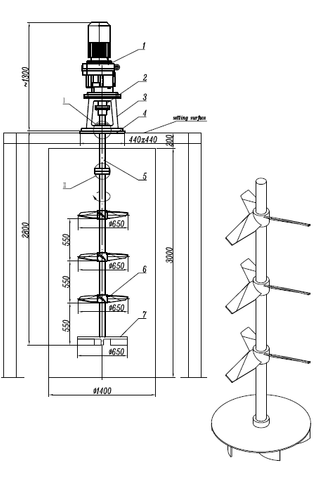 Electrolyte Mixer Solvant Extraction Mixers Solvant Extraction Agitator